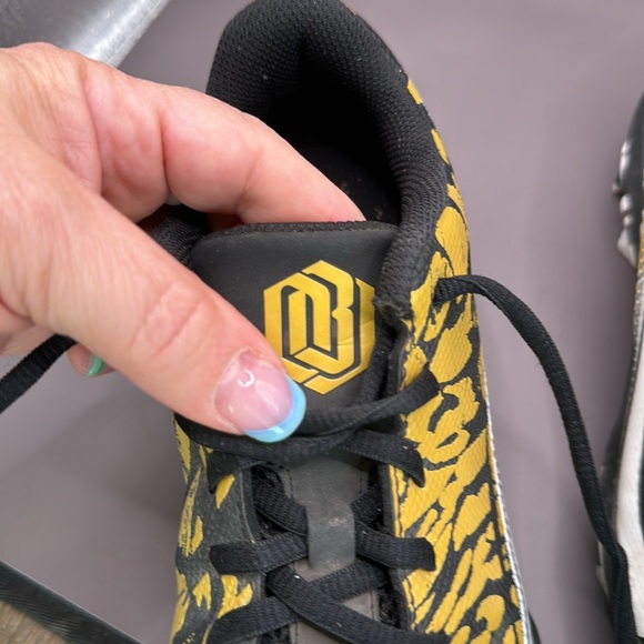 NIKE™️ 'VAPOR FASTFLEX' Size 5Y Yellow/Black Baseball Cleats - Picture 10 of 11